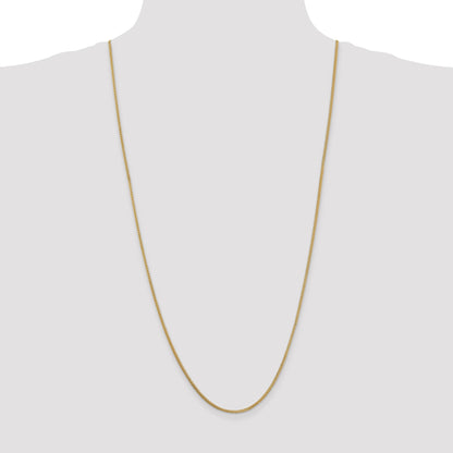 14K 30 inch 1.3mm Franco with Lobster Clasp Chain
