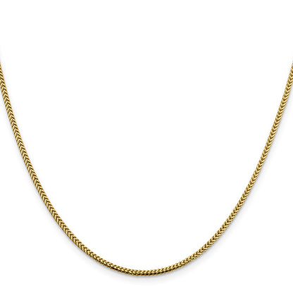 14K 18 inch 1.4mm Franco with Lobster Clasp Chain