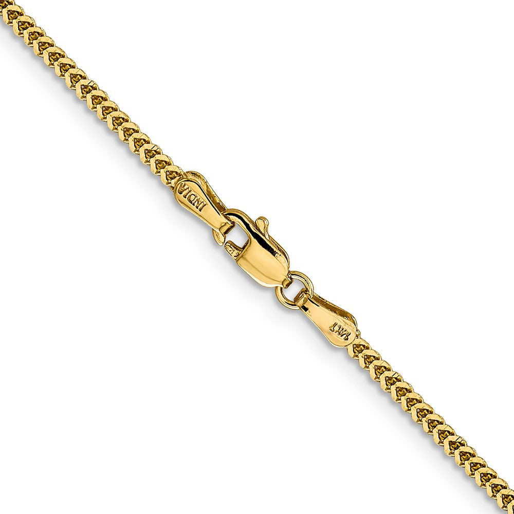 14K 18 inch 1.4mm Franco with Lobster Clasp Chain