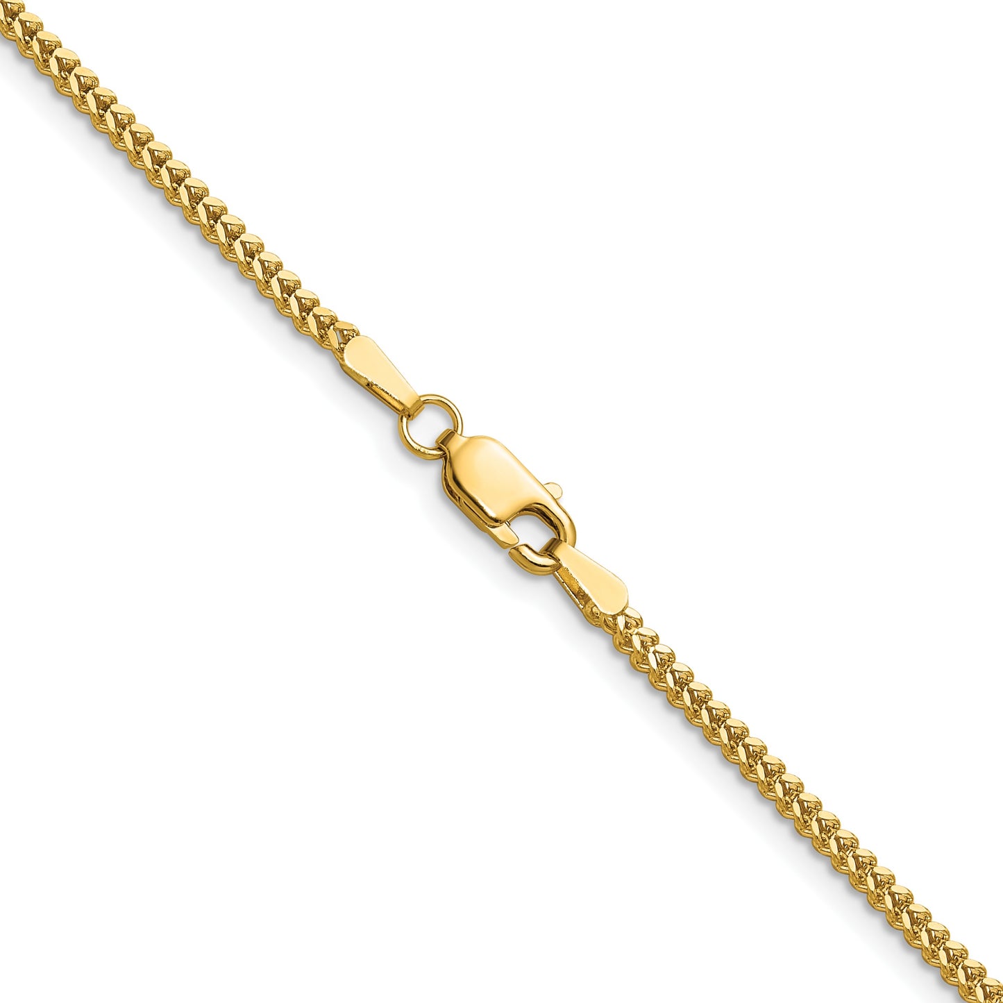 14K 22 inch 1.4mm Franco with Lobster Clasp Chain