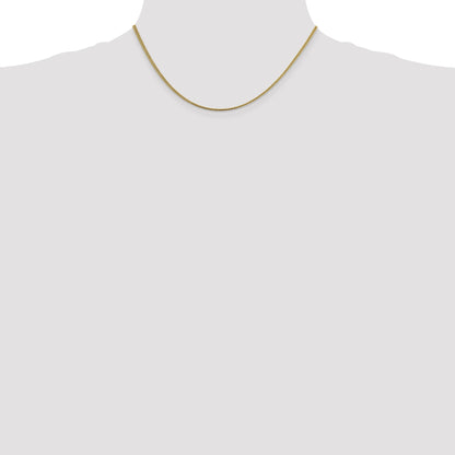 14K 16 inch 1.4mm Franco with Lobster Clasp Chain