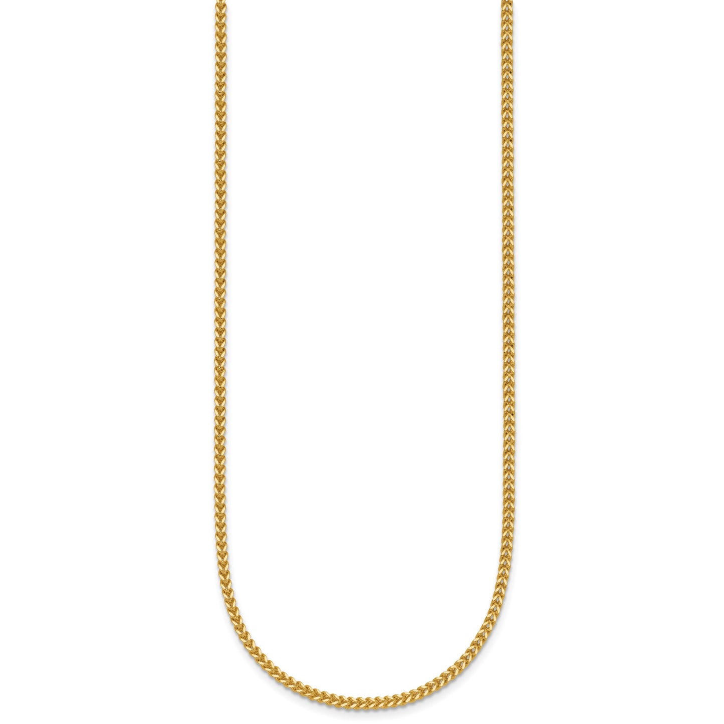 14K 16 inch 1.5mm Franco with Lobster Clasp Chain