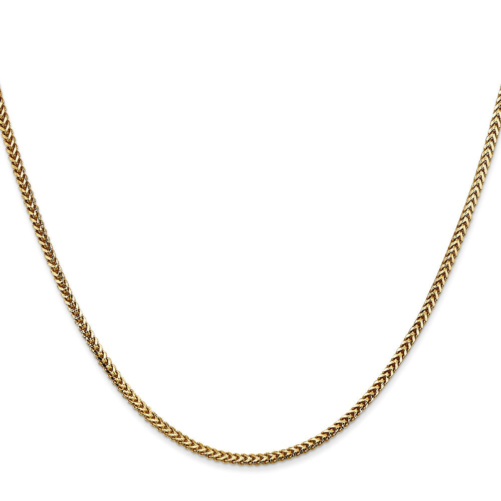 14K 20 inch 1.5mm Franco with Lobster Clasp Chain