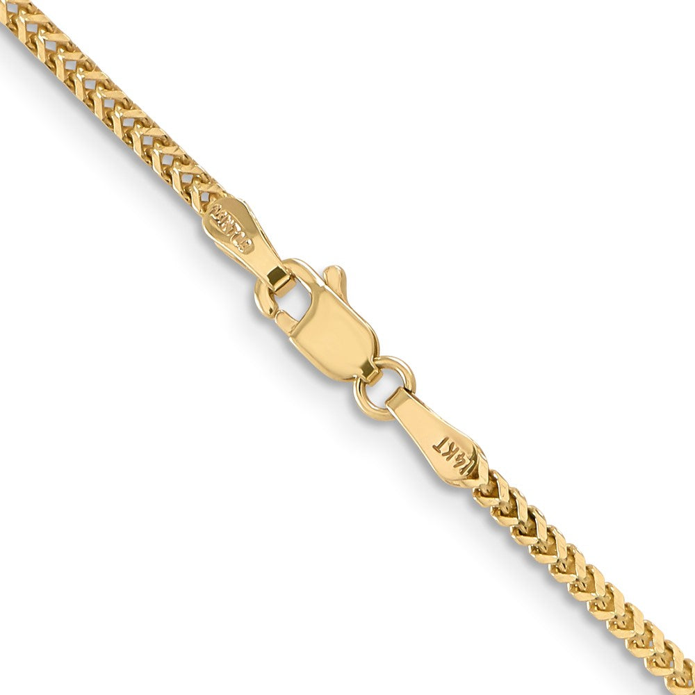 14K 20 inch 1.5mm Franco with Lobster Clasp Chain