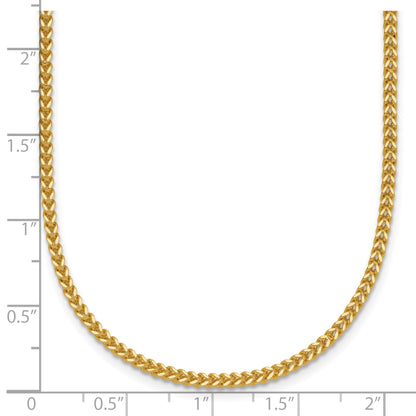 14K 18 inch 1.5mm Franco with Lobster Clasp Chain