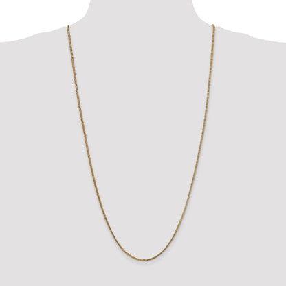14K 30 inch 1.5mm Franco with Lobster Clasp Chain