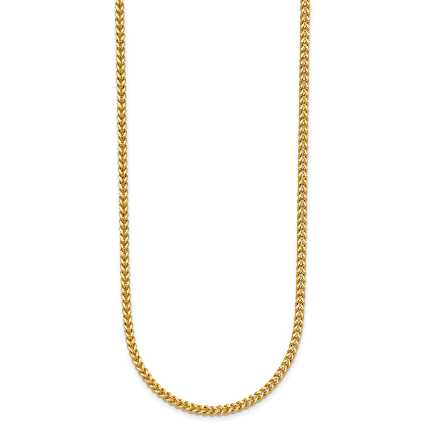 14K 30 inch 2mm Franco with Lobster Clasp Chain