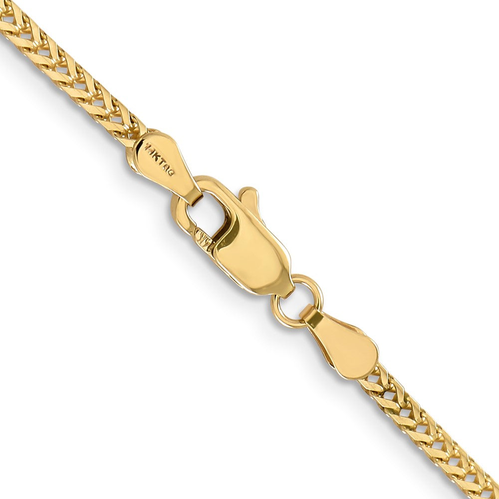 14K 20 inch 2mm Franco with Lobster Clasp Chain