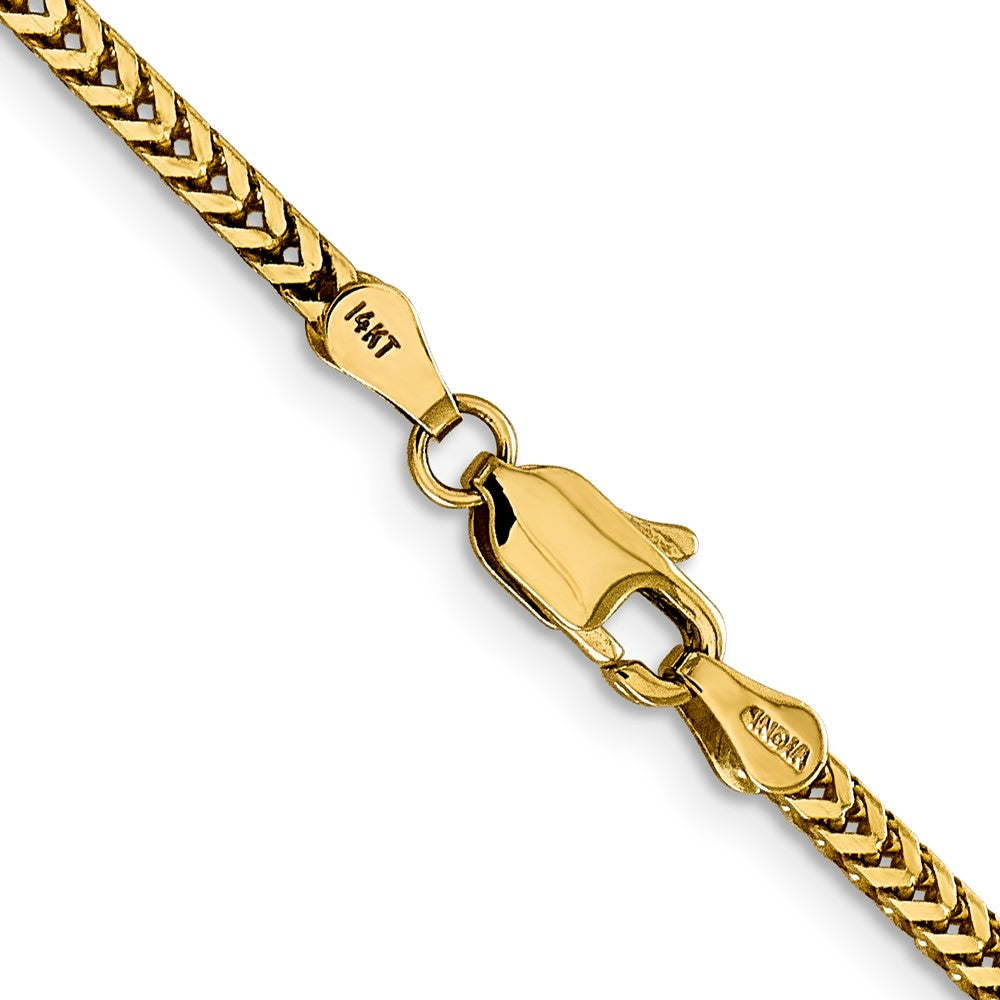 14K 20 inch 2.3mm Franco with Lobster Clasp Chain