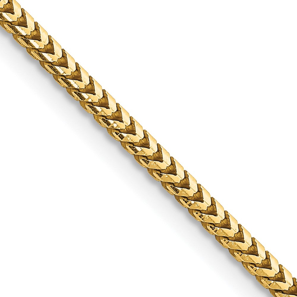 14K 20 inch 2.5mm Franco with Lobster Clasp Chain