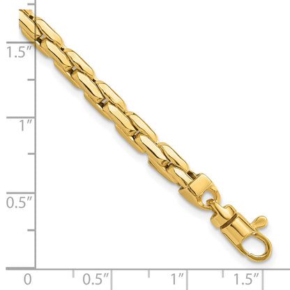 14K Polished 4.5mm Fancy Link 8.25 inch Bracelet