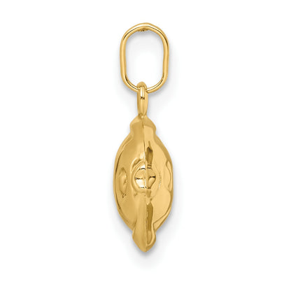 14k Madi K Polished 3-D Fish Childrens Pendant
