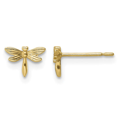 14k Madi K Dragonfly Childrens Post Earrings