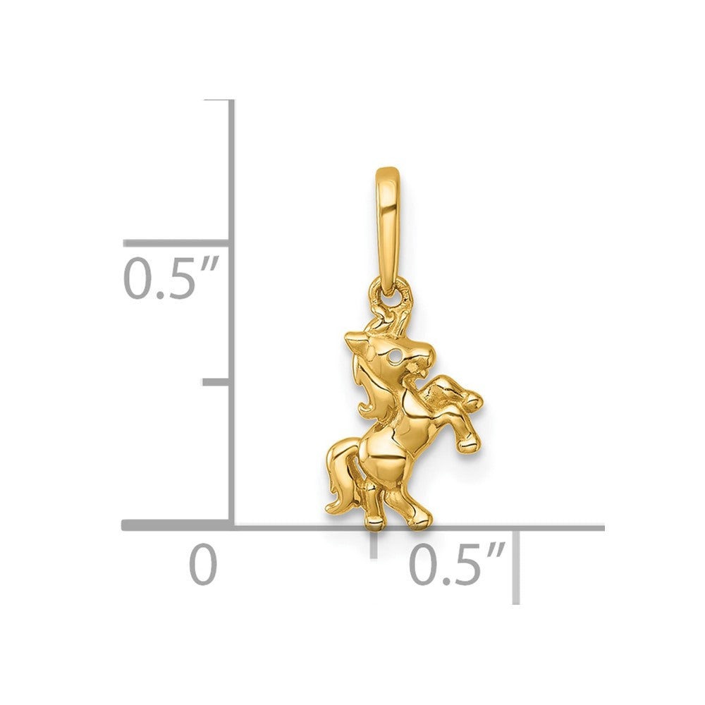 14k Madi K Polished Unicorn Pendant