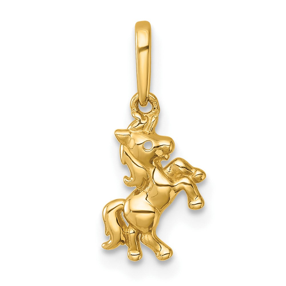 14k Madi K Polished Unicorn Pendant