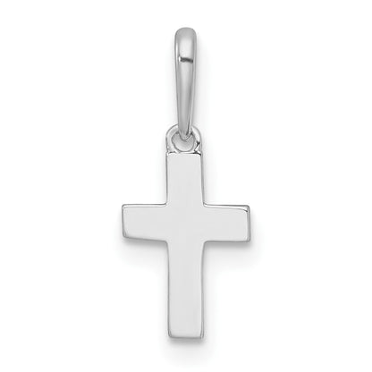 14K White Gold Madi K Children's Cross Pendant