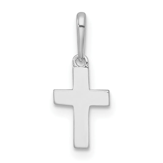 14K White Gold Madi K Children's Cross Pendant