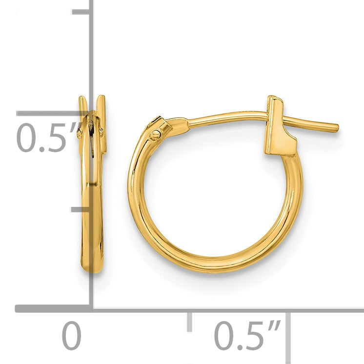 14k Madi K 11mm Hoop Earrings