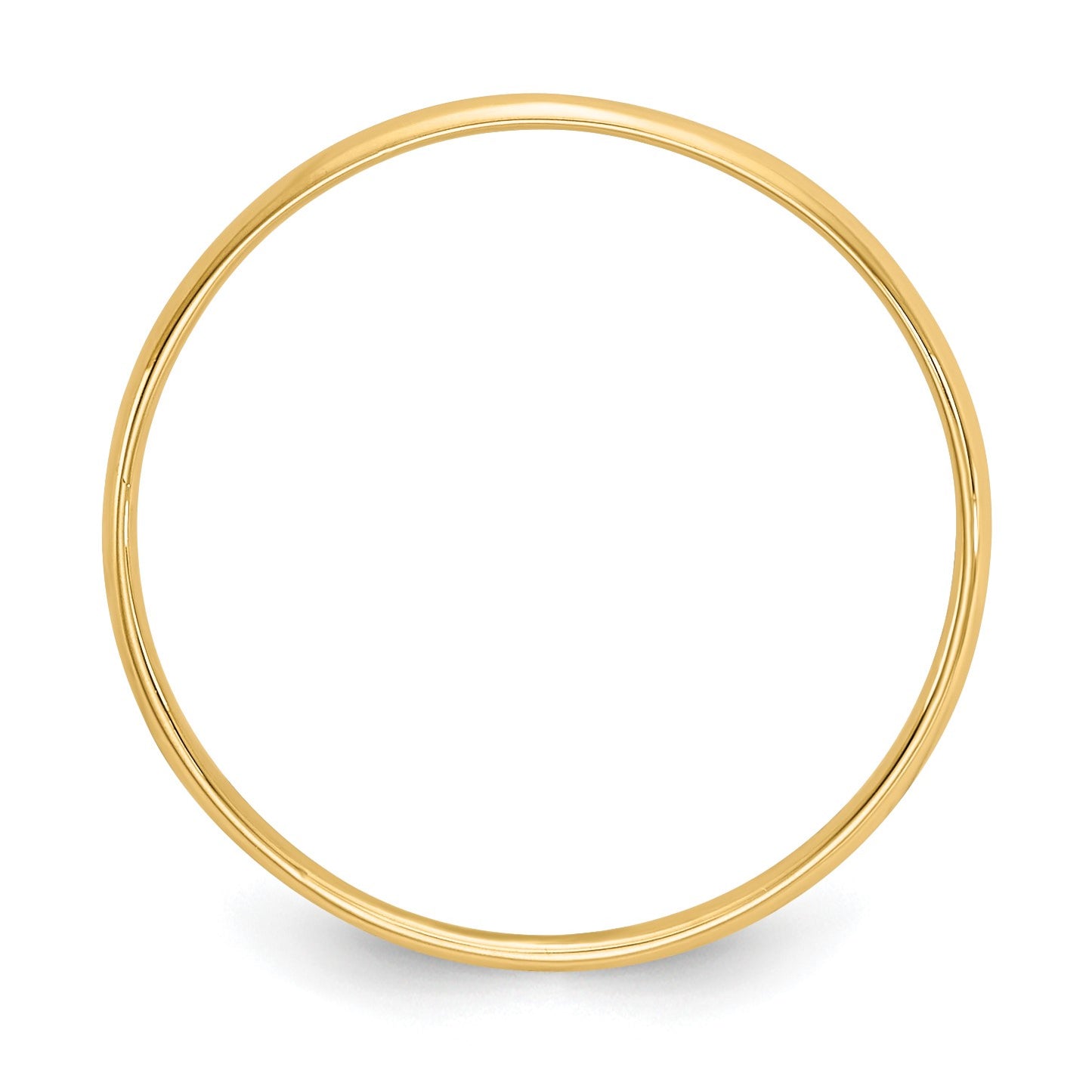 14k Madi K Polished 1mm Half Round Band Size 3 Baby / Childrens Ring