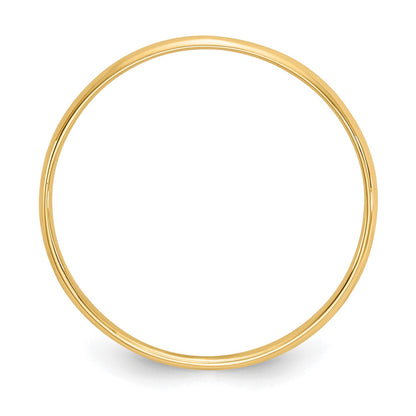 14k Madi K Polished 1mm Half Round Band Size 3 Baby / Childrens Ring
