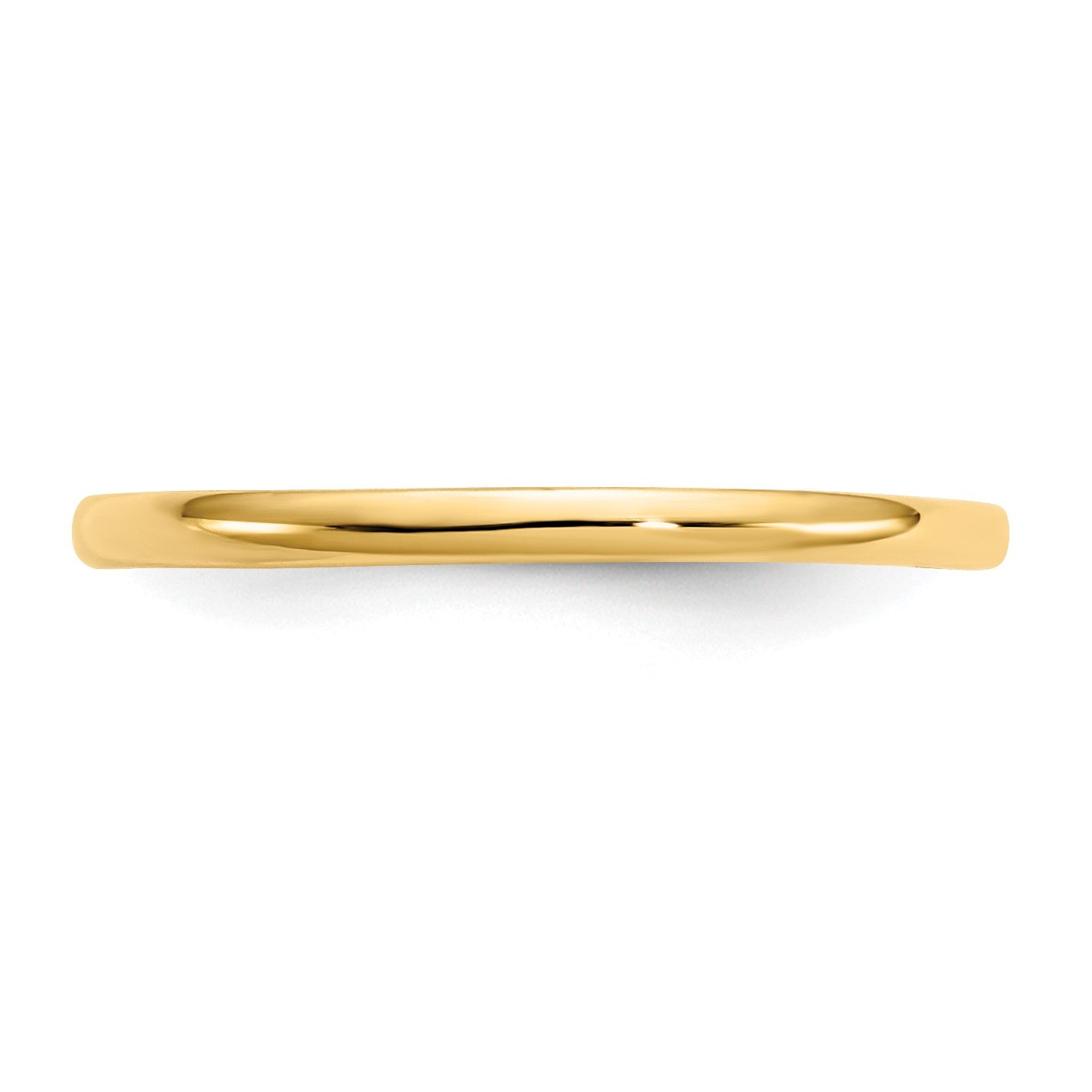 14k Madi K Polished 1mm Half Round Band Size 3 Baby / Childrens Ring