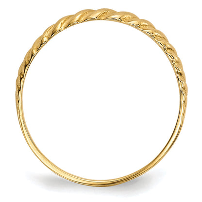 14k Madi K Kids Polished Twist Size 4.5 Baby / Childrens Ring