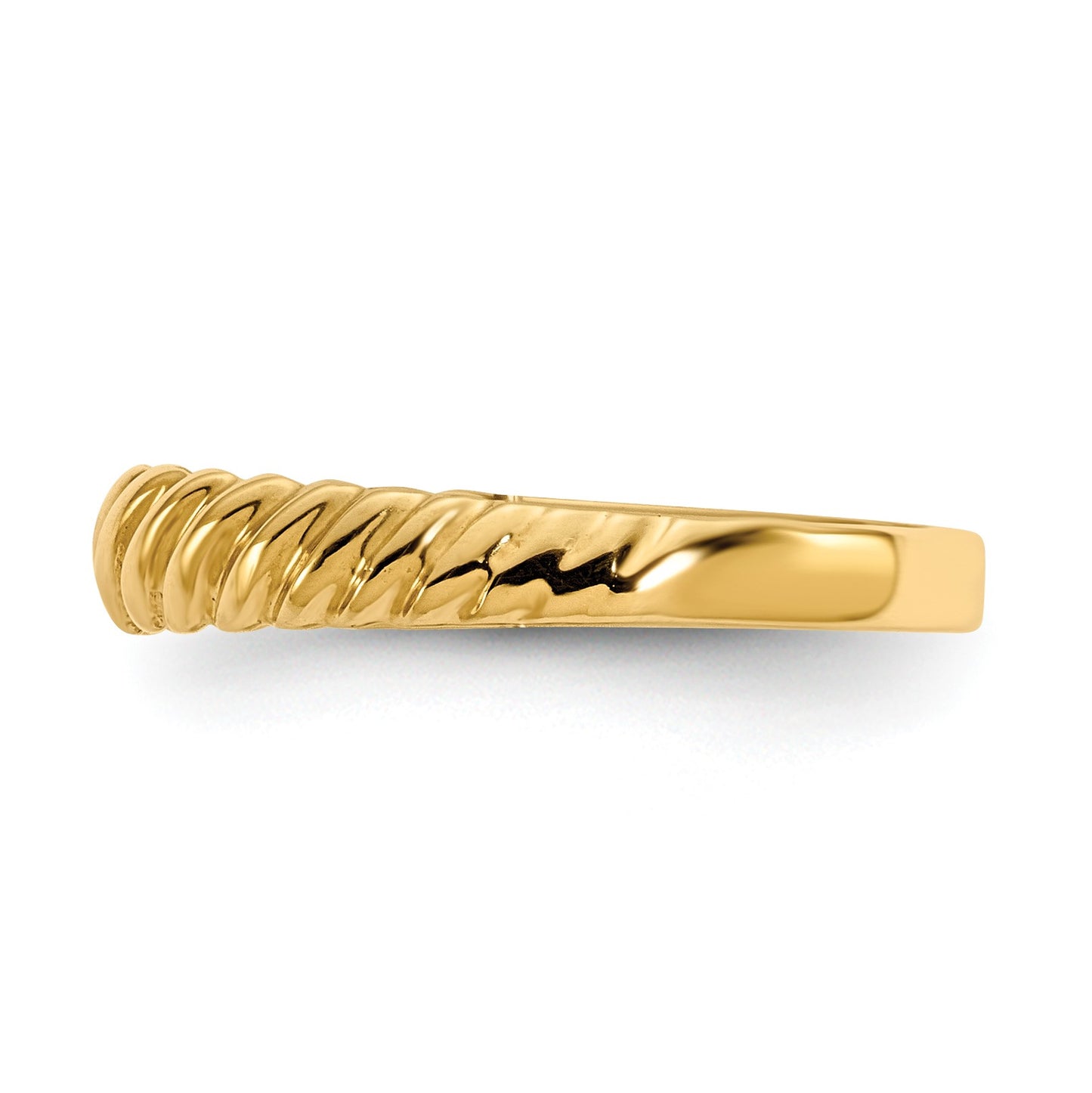 14k Madi K Kids Polished Twist Size 4.5 Baby / Childrens Ring