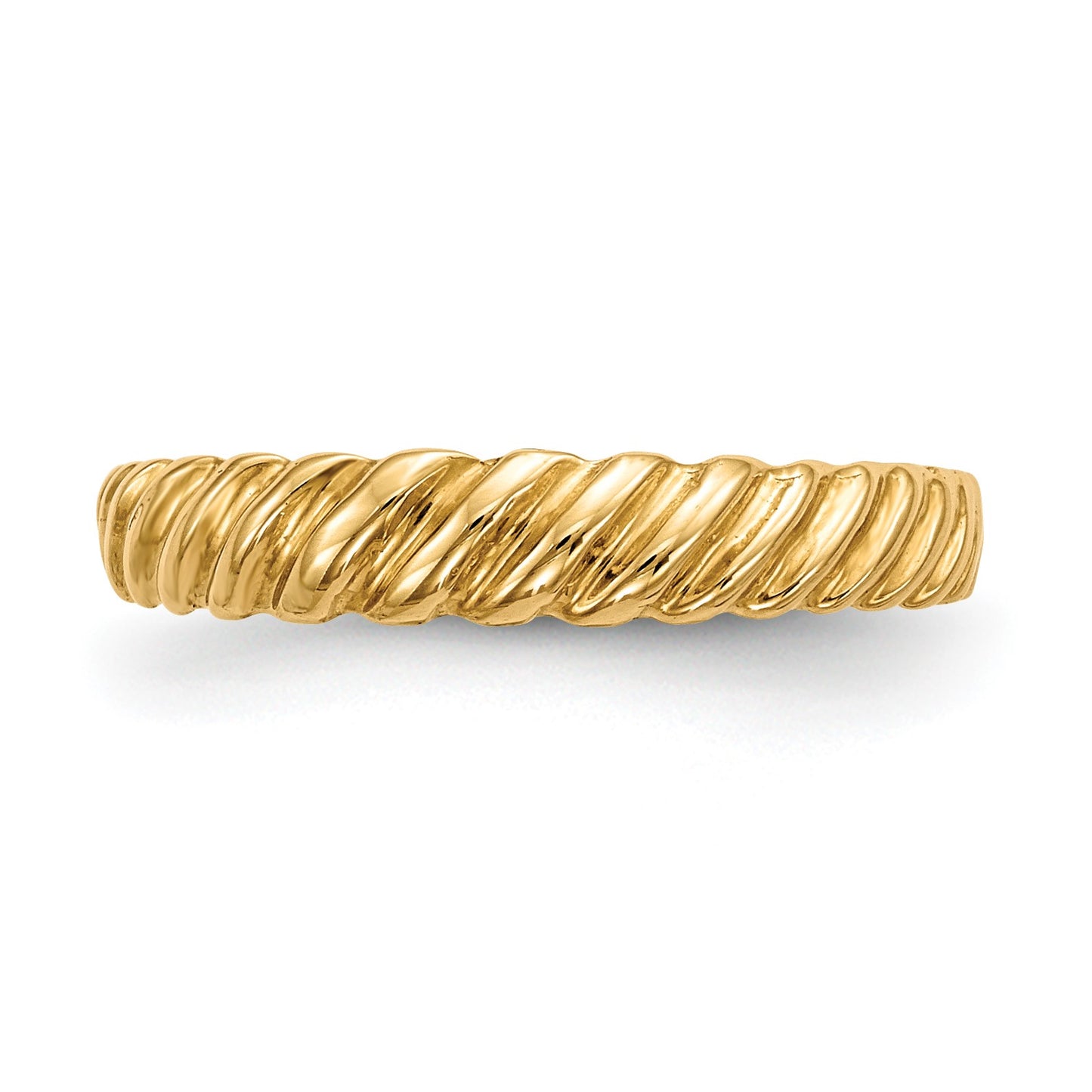 14k Madi K Kids Polished Twist Size 4.5 Baby / Childrens Ring