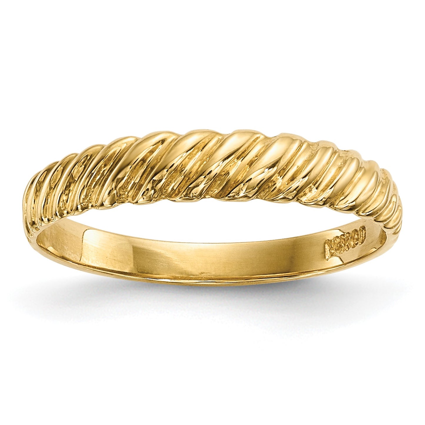 14k Madi K Kids Polished Twist Size 4.5 Baby / Childrens Ring