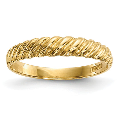 14k Madi K Kids Polished Twist Size 4.5 Baby / Childrens Ring