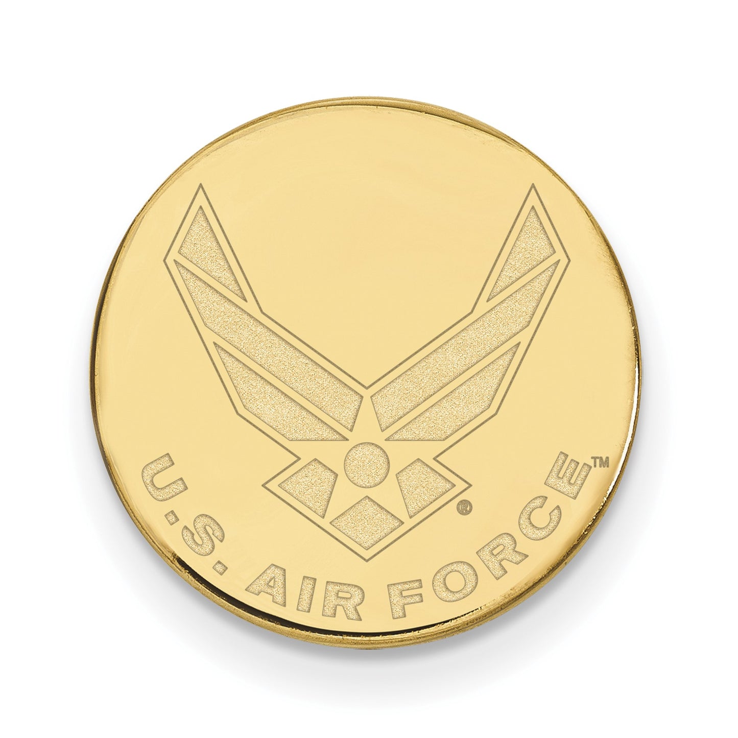 Sterling Silver Gold-plated LogoArt U.S. Air Force Lapel Pin