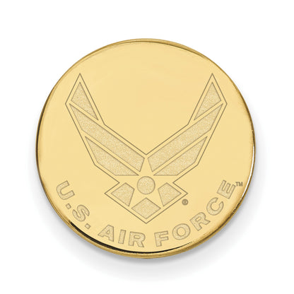 Sterling Silver Gold-plated LogoArt U.S. Air Force Lapel Pin