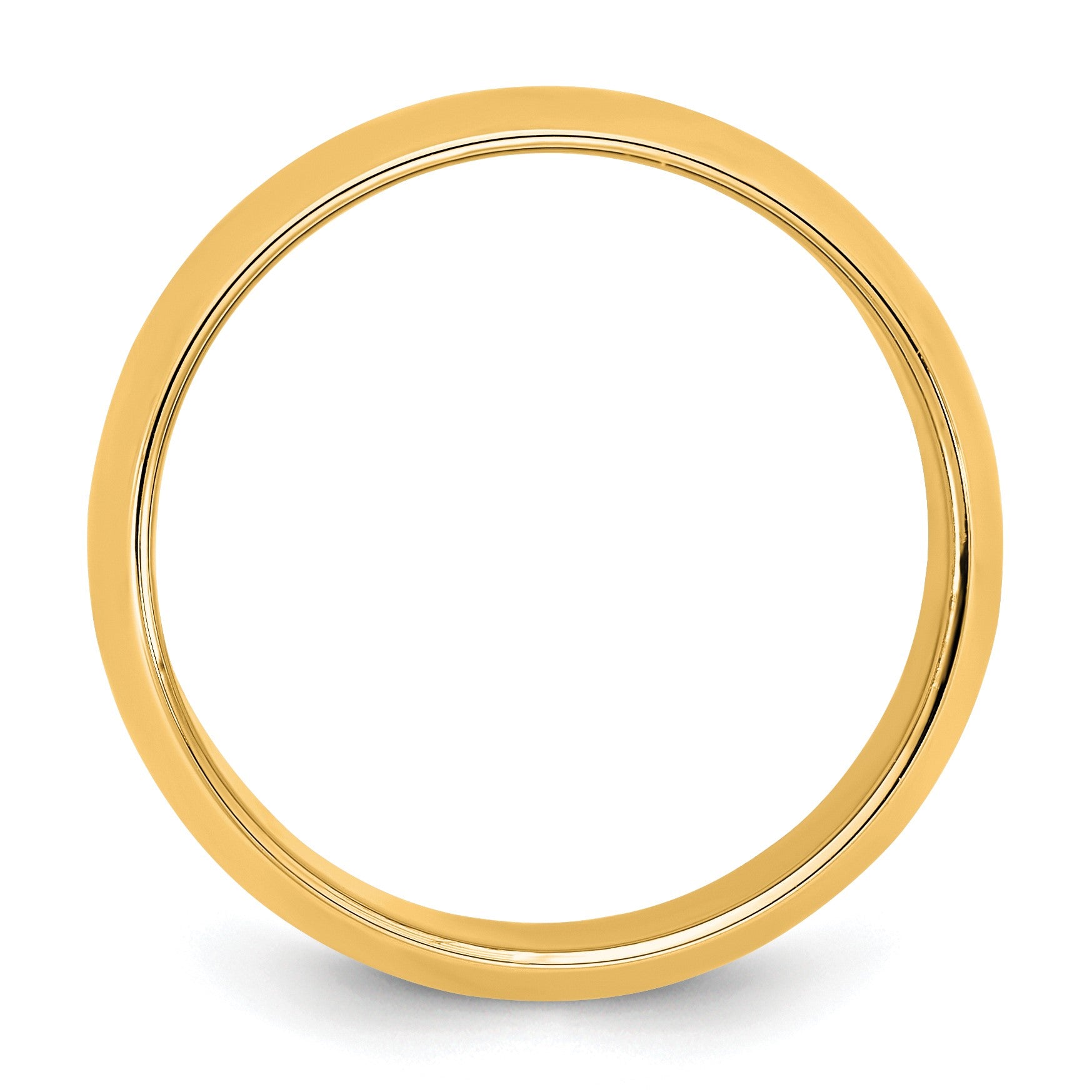 14KY 3.5mm Half Round Band Size 11