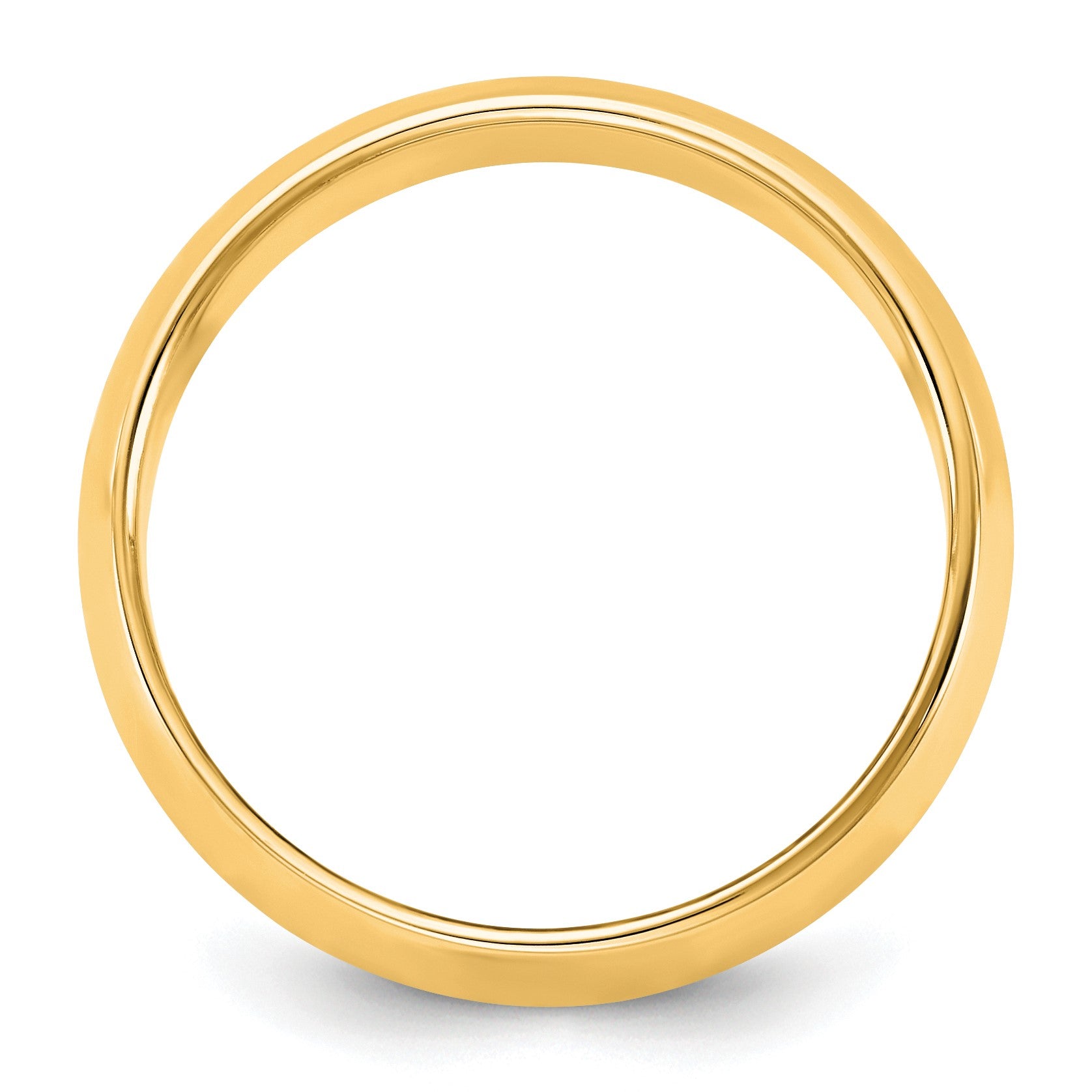14KY 5.5mm Half Round Band Size 11