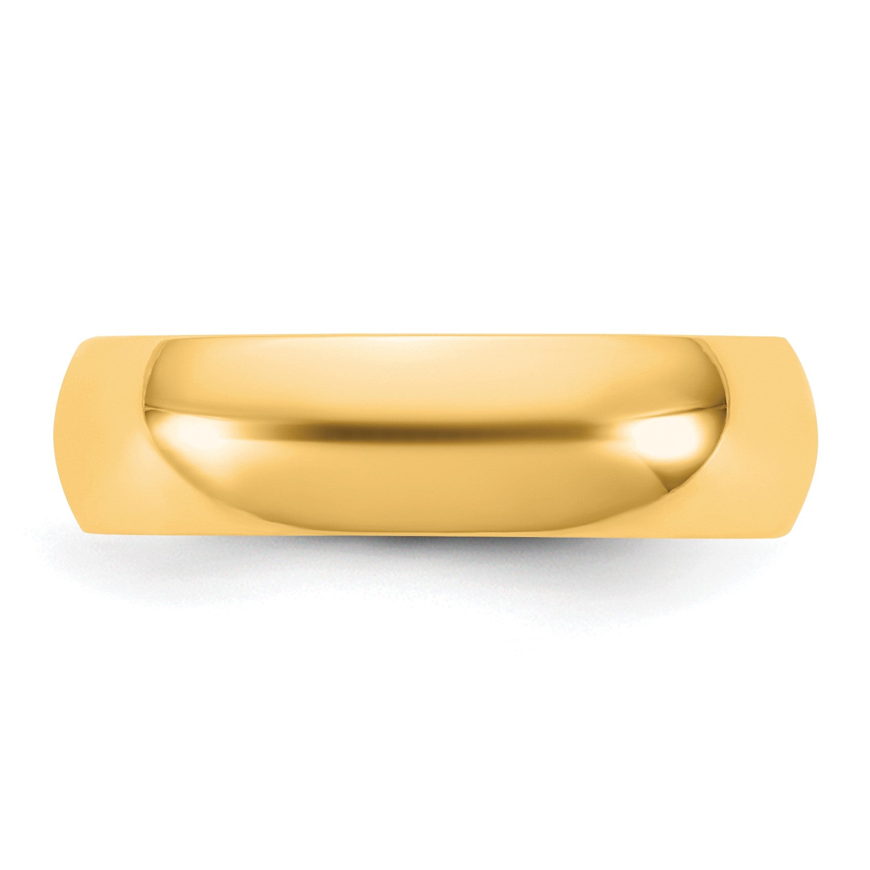 14KY 5.5mm Half Round Band Size 12