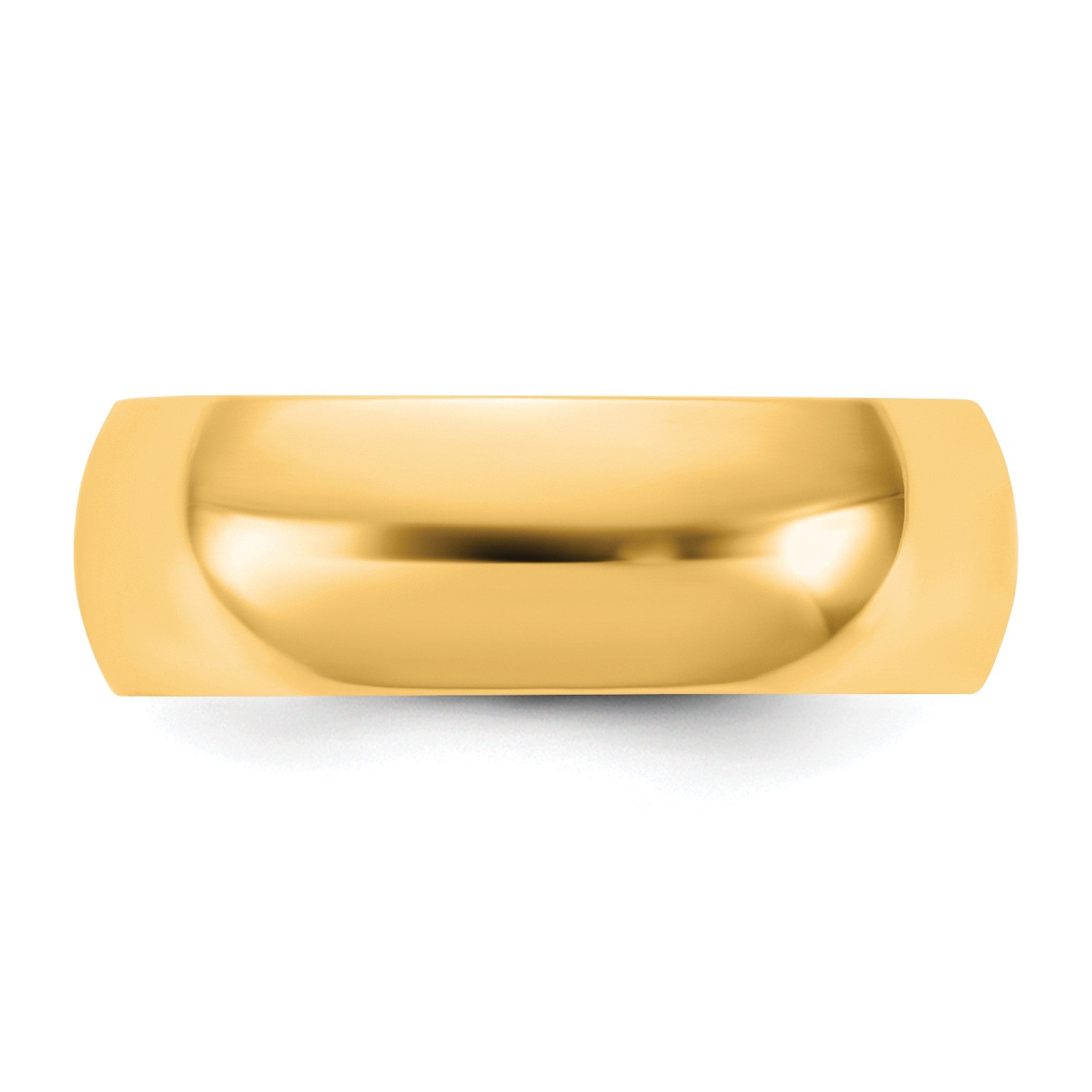 14KY 6.5mm Half Round Band Size 12