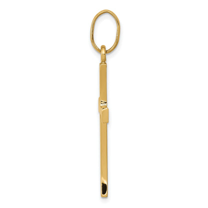 14k Polished Cross Pendant