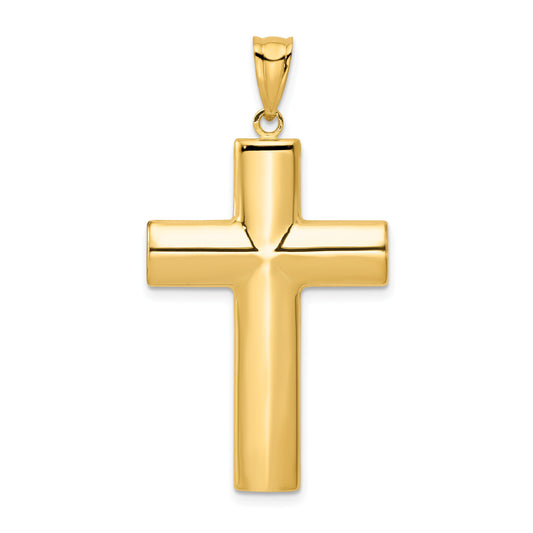 14k Hollow Cross Pendant
