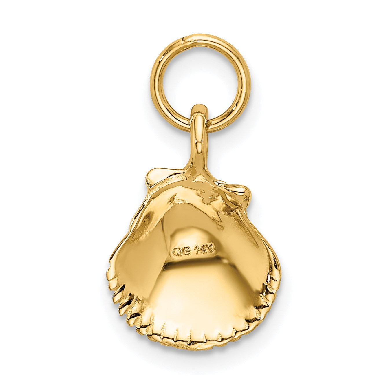 14k Seashell Pendant