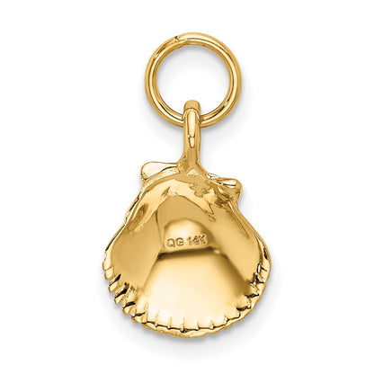 14k Seashell Pendant