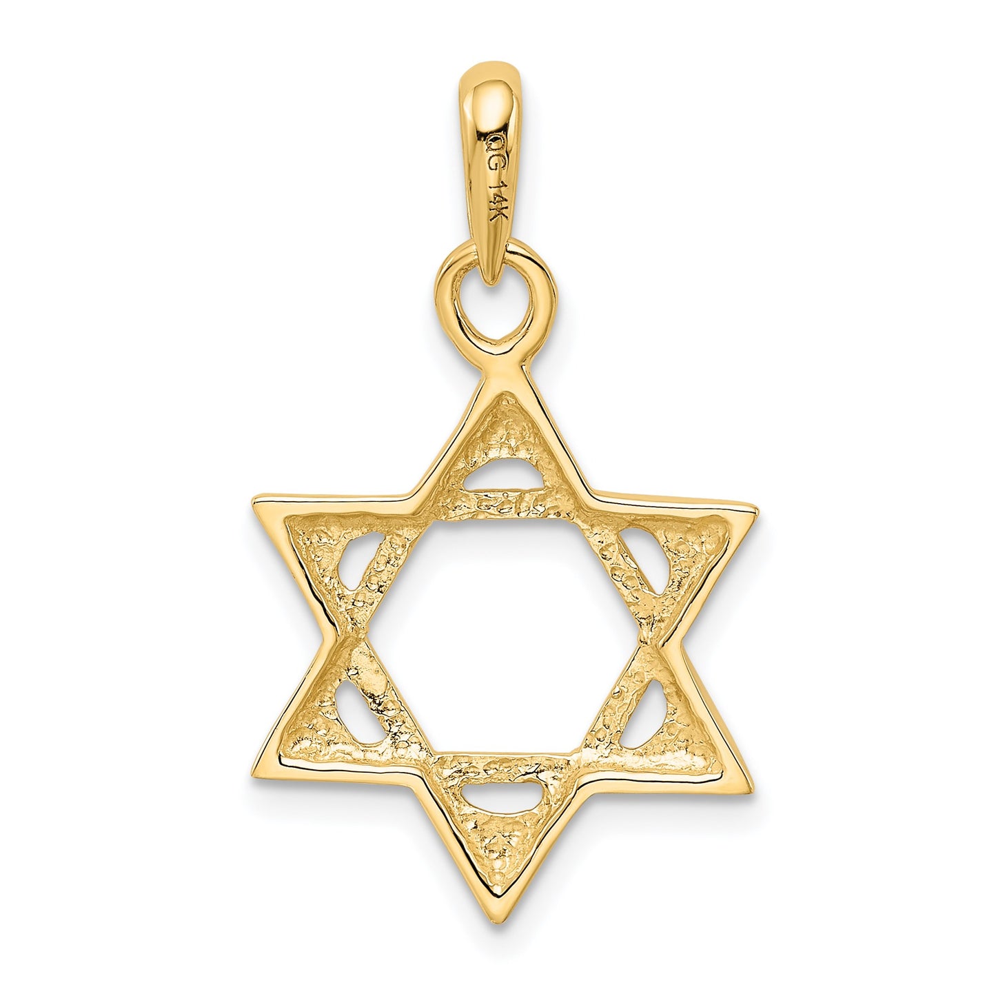 14k Star of David Pendant