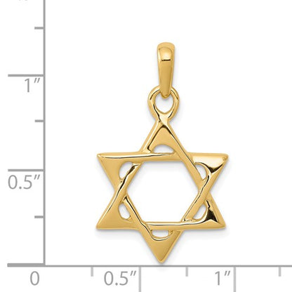 14k Star of David Pendant