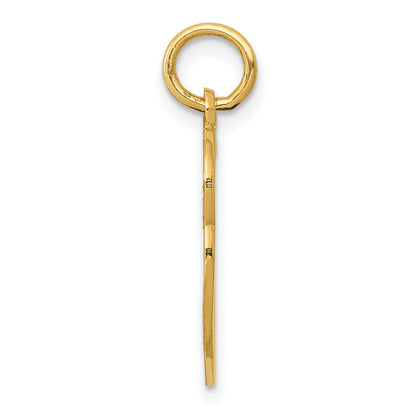 14K Polished Double Heart Pendant