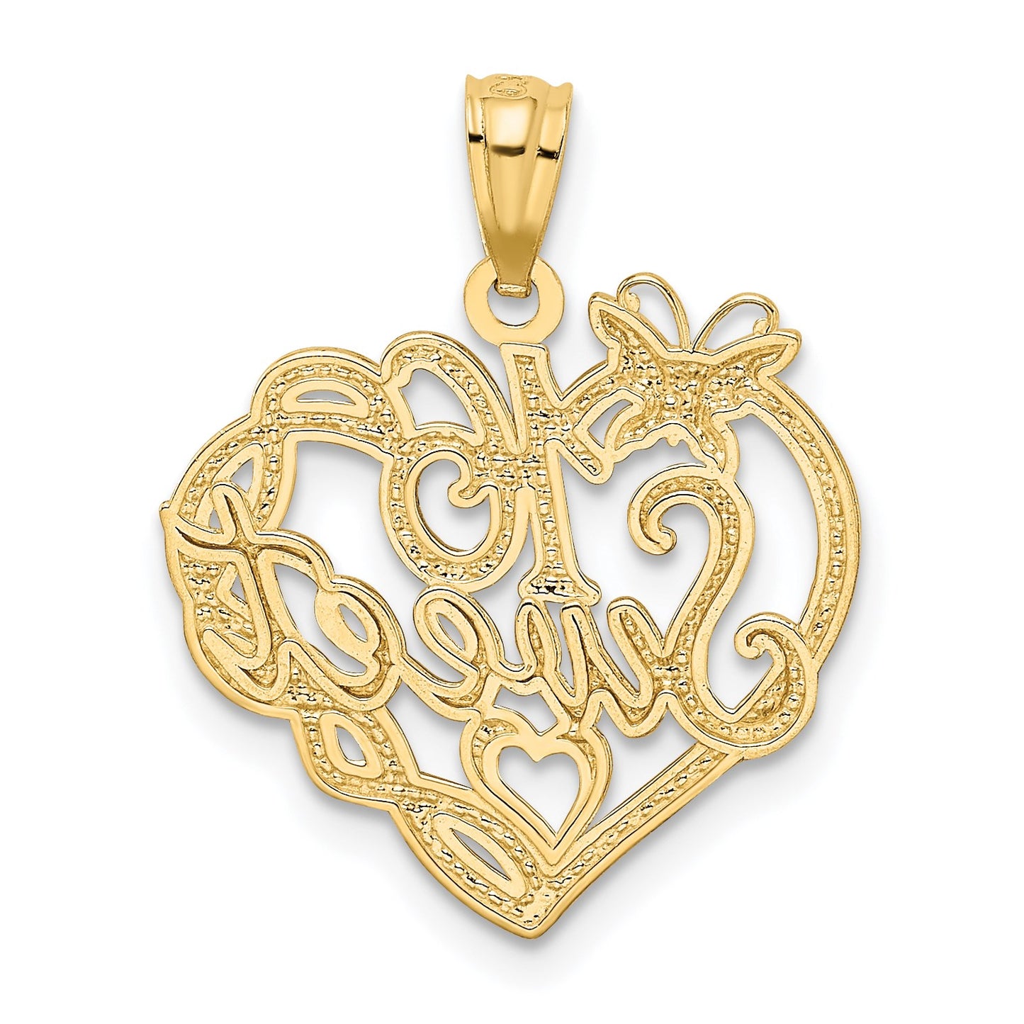 14k and White Rhodium SWEET 16 Pendant