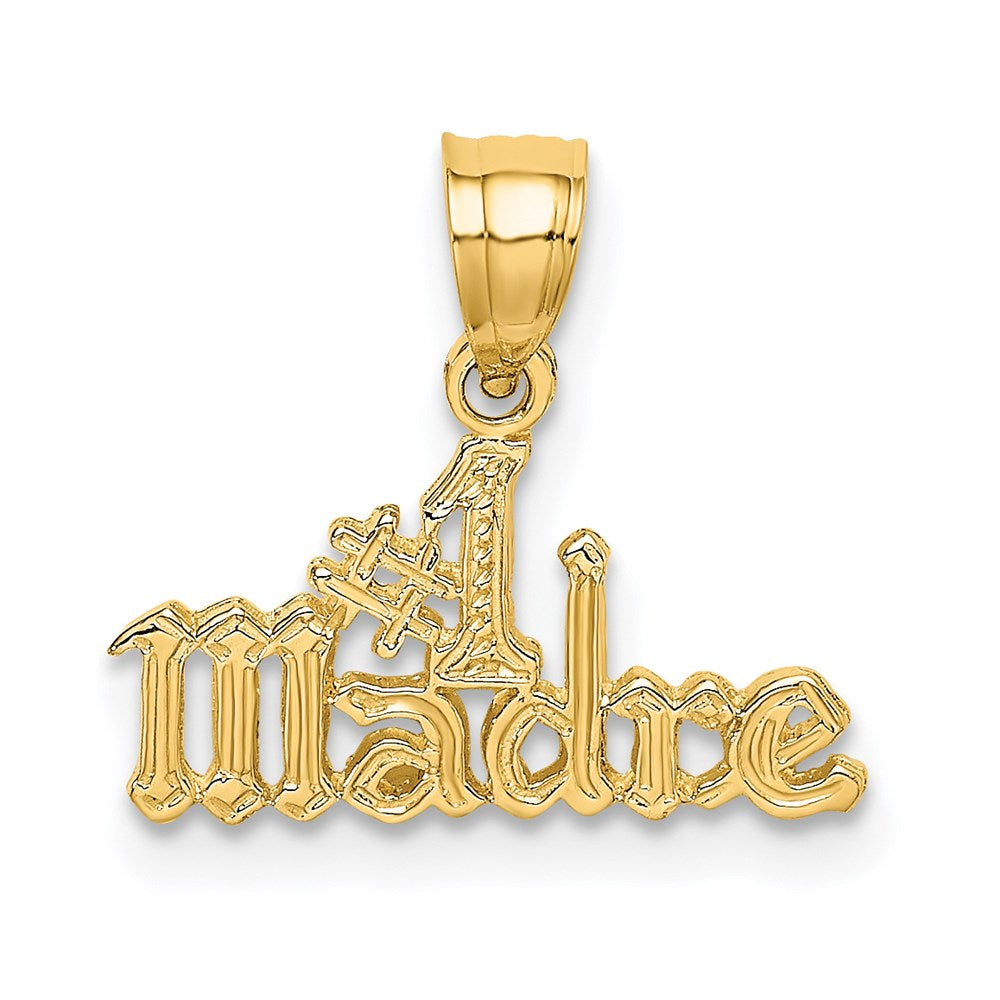 14k #1 MADRE  Charm