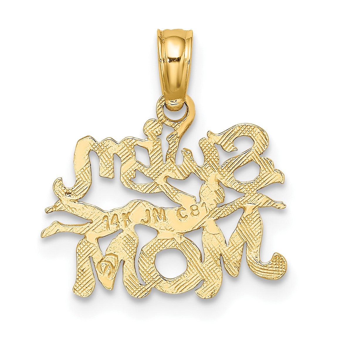 14K SWIM MOM with Swimmer Charm