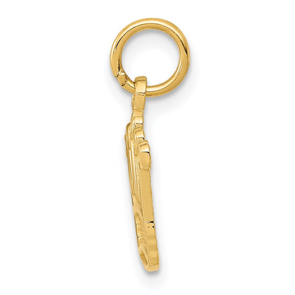 14k Kings Crown Charm
