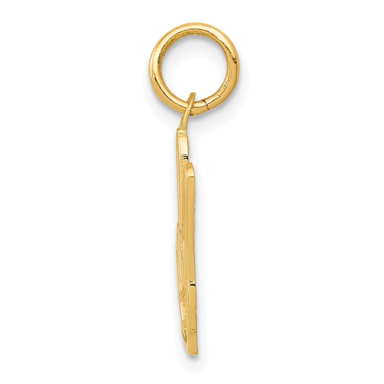14k Peace Sign Hand Charm