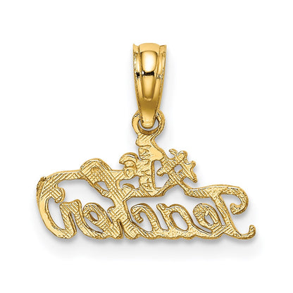 14k #1 TEACHER Charm