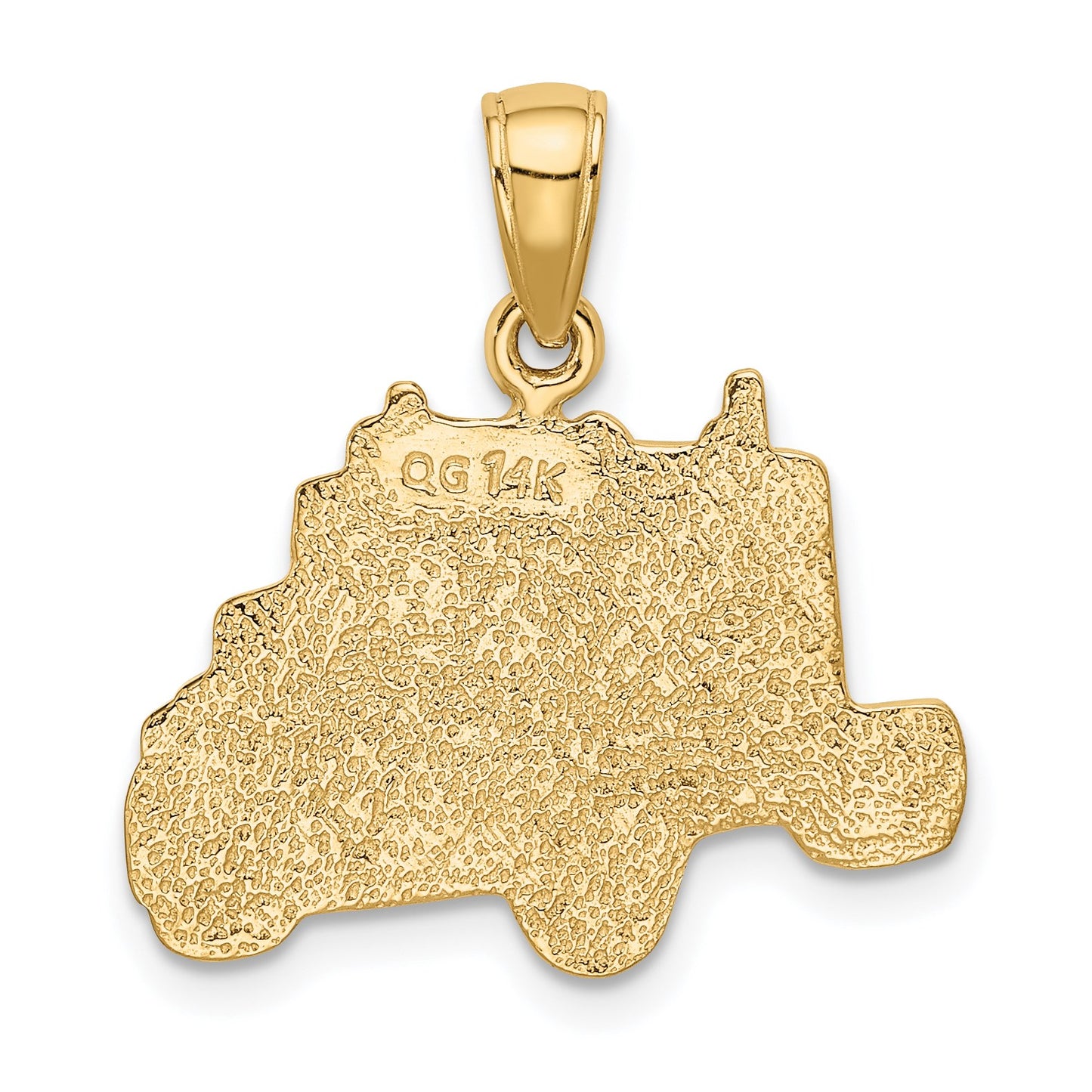 14k Semi Truck Cab Pendant